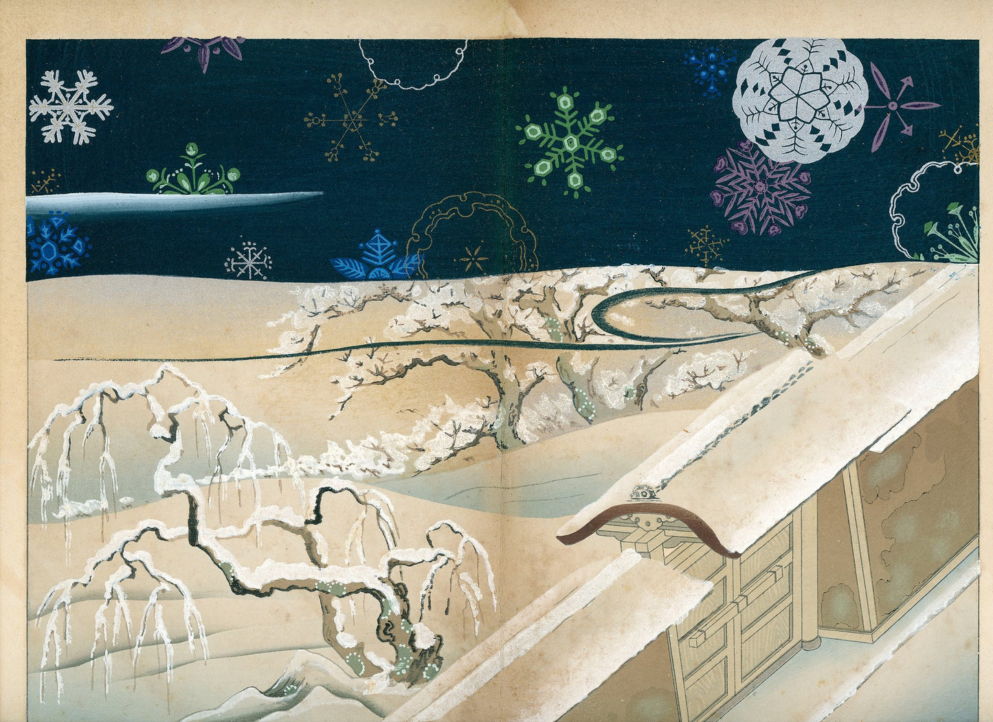 'Hyakunin Isshu zukō ogura no nishiki' 百人一首図考 小倉のにしき volume 2 - 1935 / Shikō Iida 飯田始晃