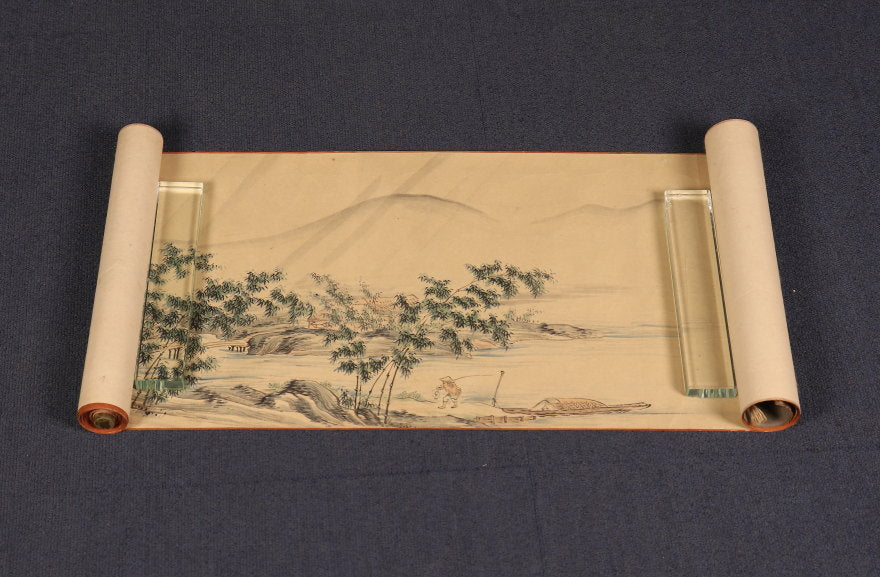 2 emakimono scrolls