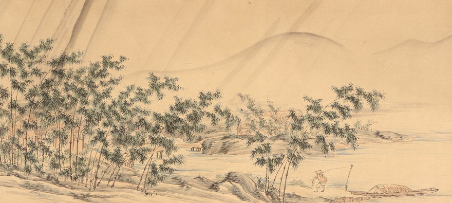 2 emakimono scrolls