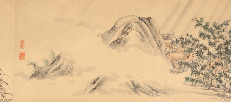 2 emakimono scrolls