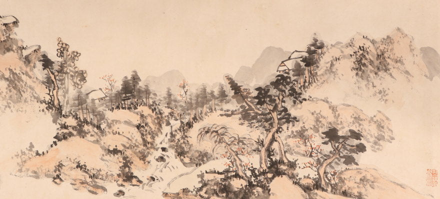 2 emakimono scrolls