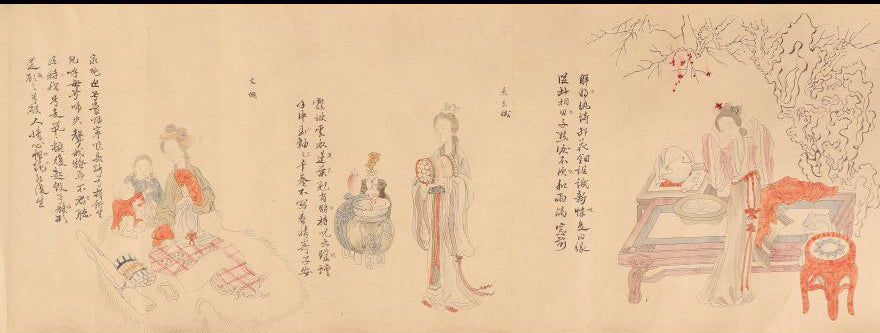 Picture Scroll of a Tang Dynasty Beauty