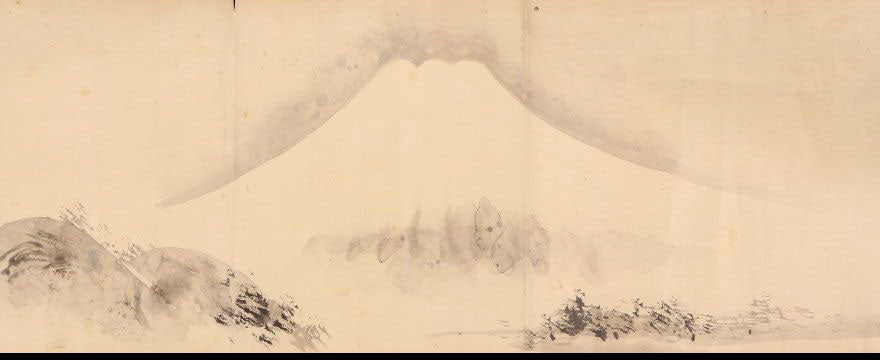 34x690 cm / Sesson Shukei (雪村), landscapes , ink on washi paper