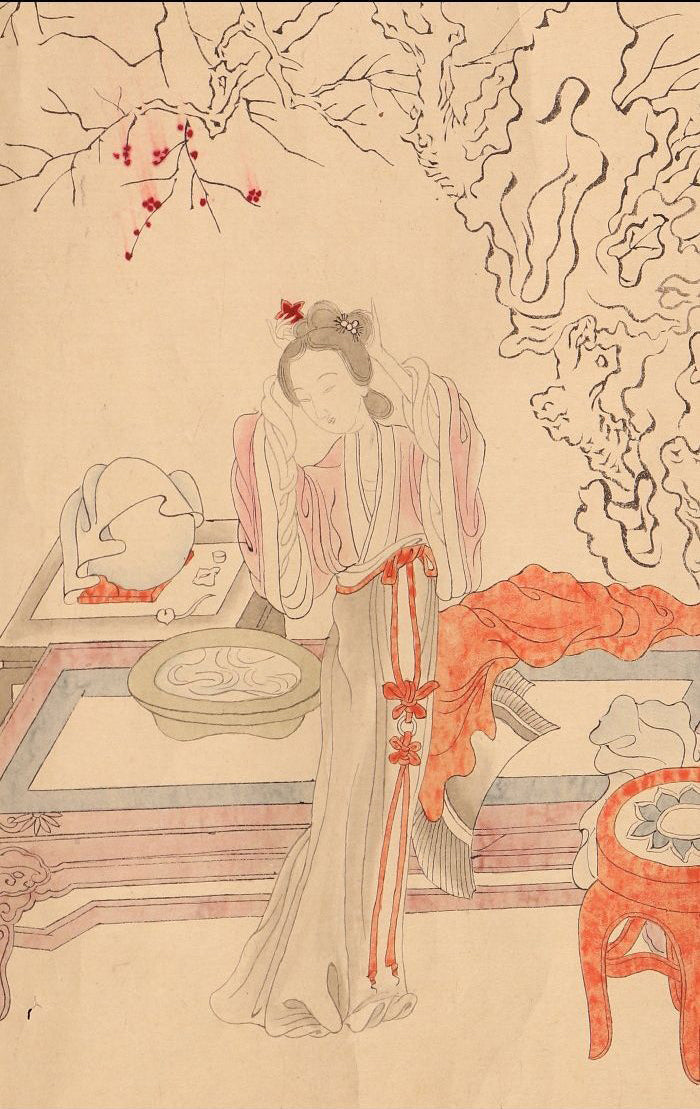 Picture Scroll of a Tang Dynasty Beauty