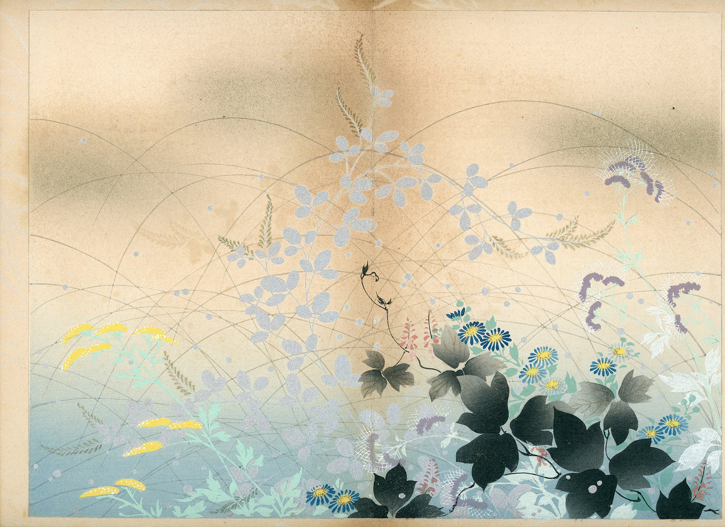 'Hyakunin Isshu zukō ogura no nishiki' 百人一首図考 小倉のにしき volume 2 - 1935 / Shikō Iida 飯田始晃