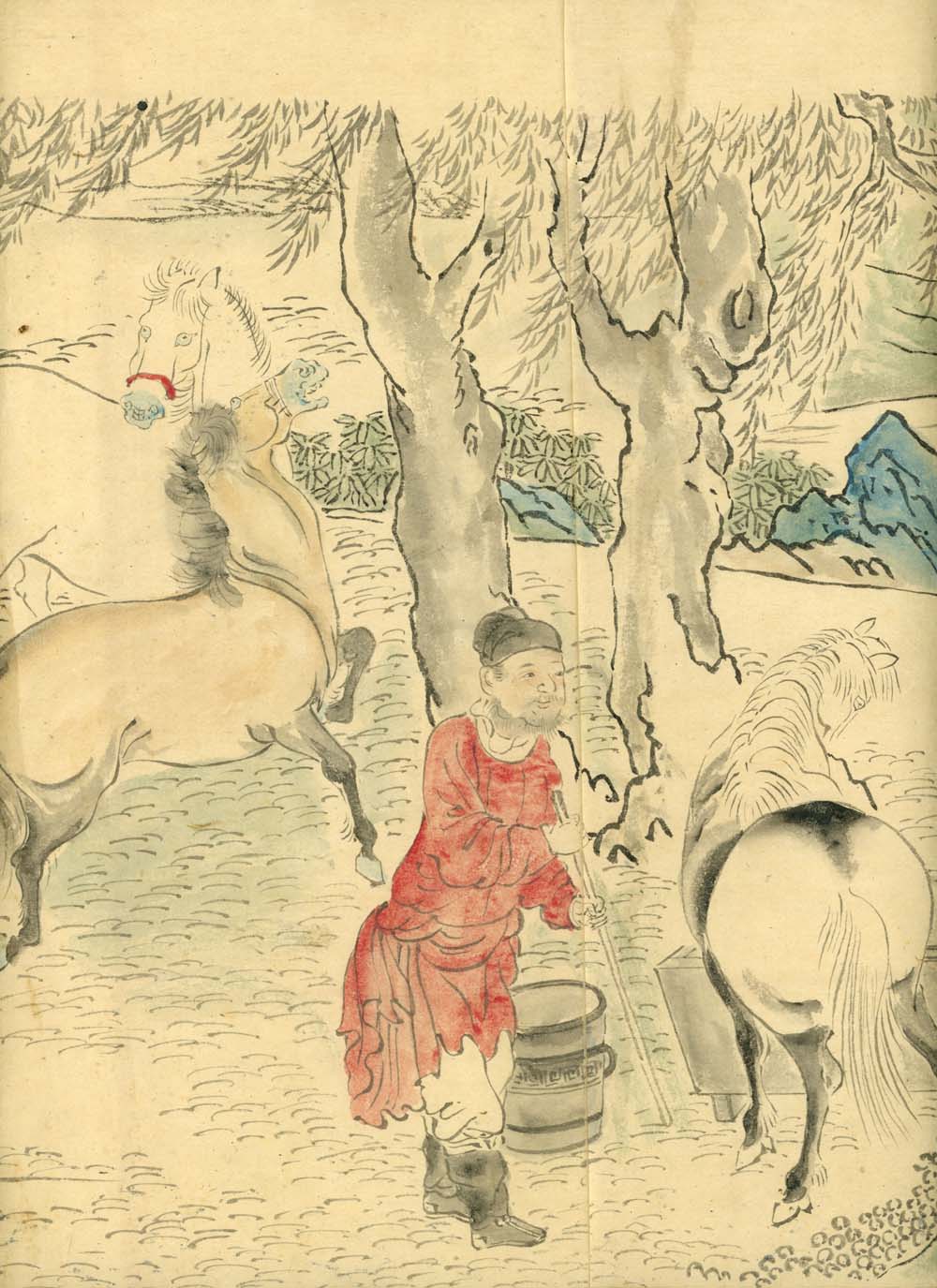 2 emakimono scrolls