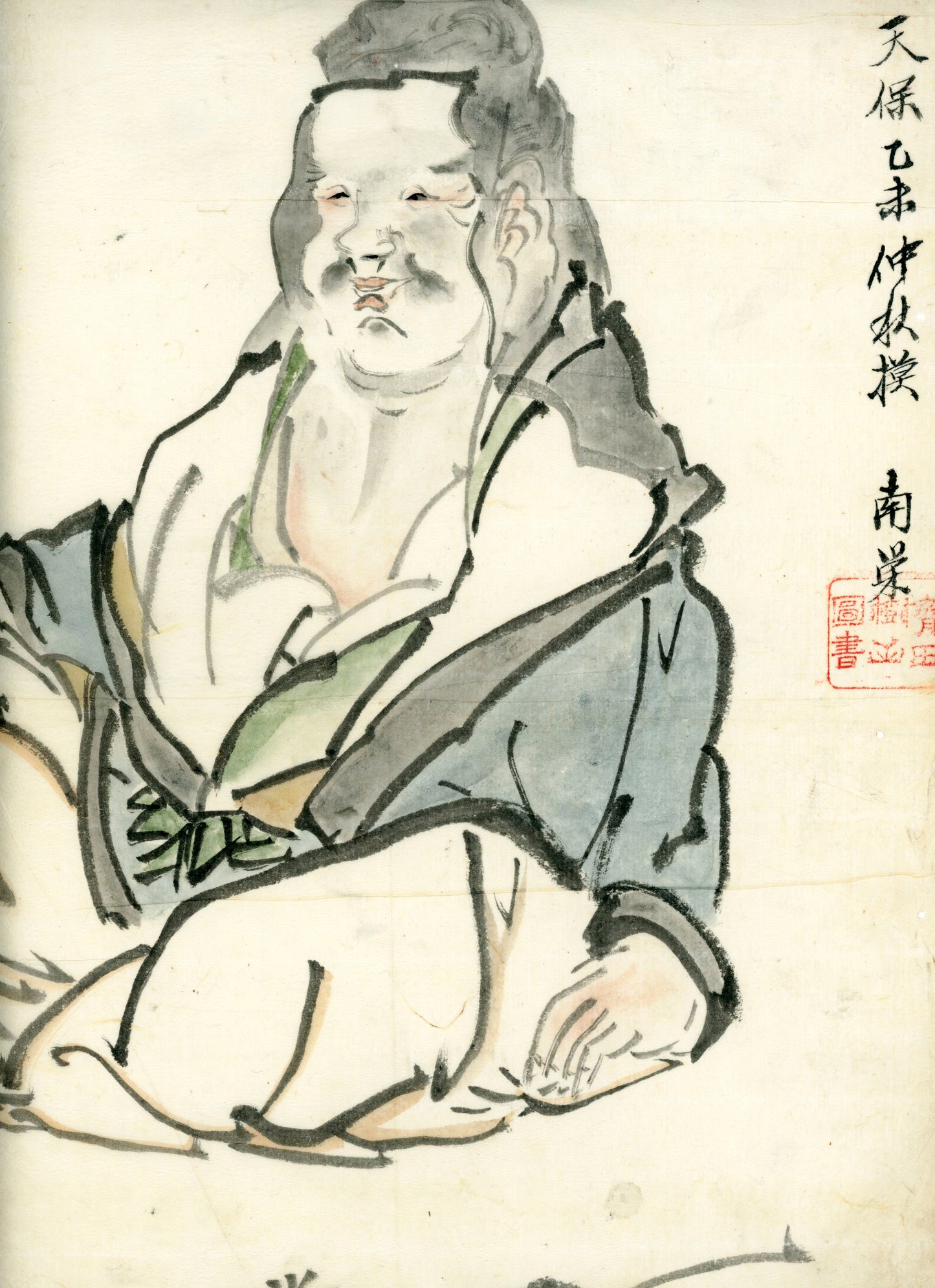 70 handpainted scenes, 28x40 cm, ca. Tenpo era (1840)