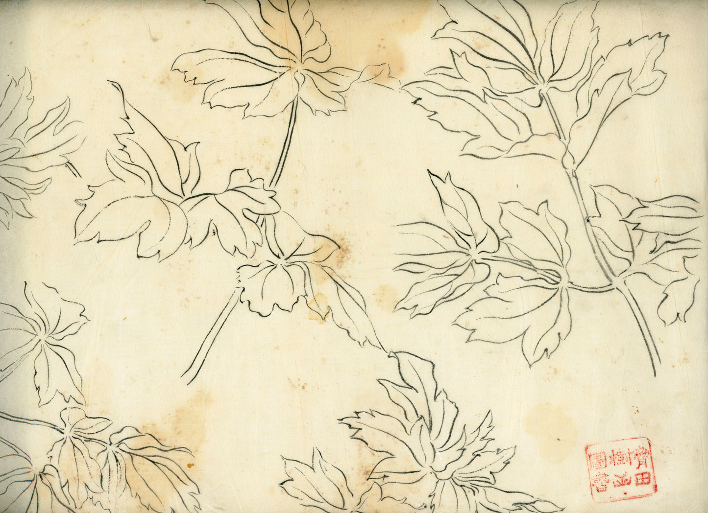 70 handpainted scenes, 28x40 cm, ca. Tenpo era (1840)