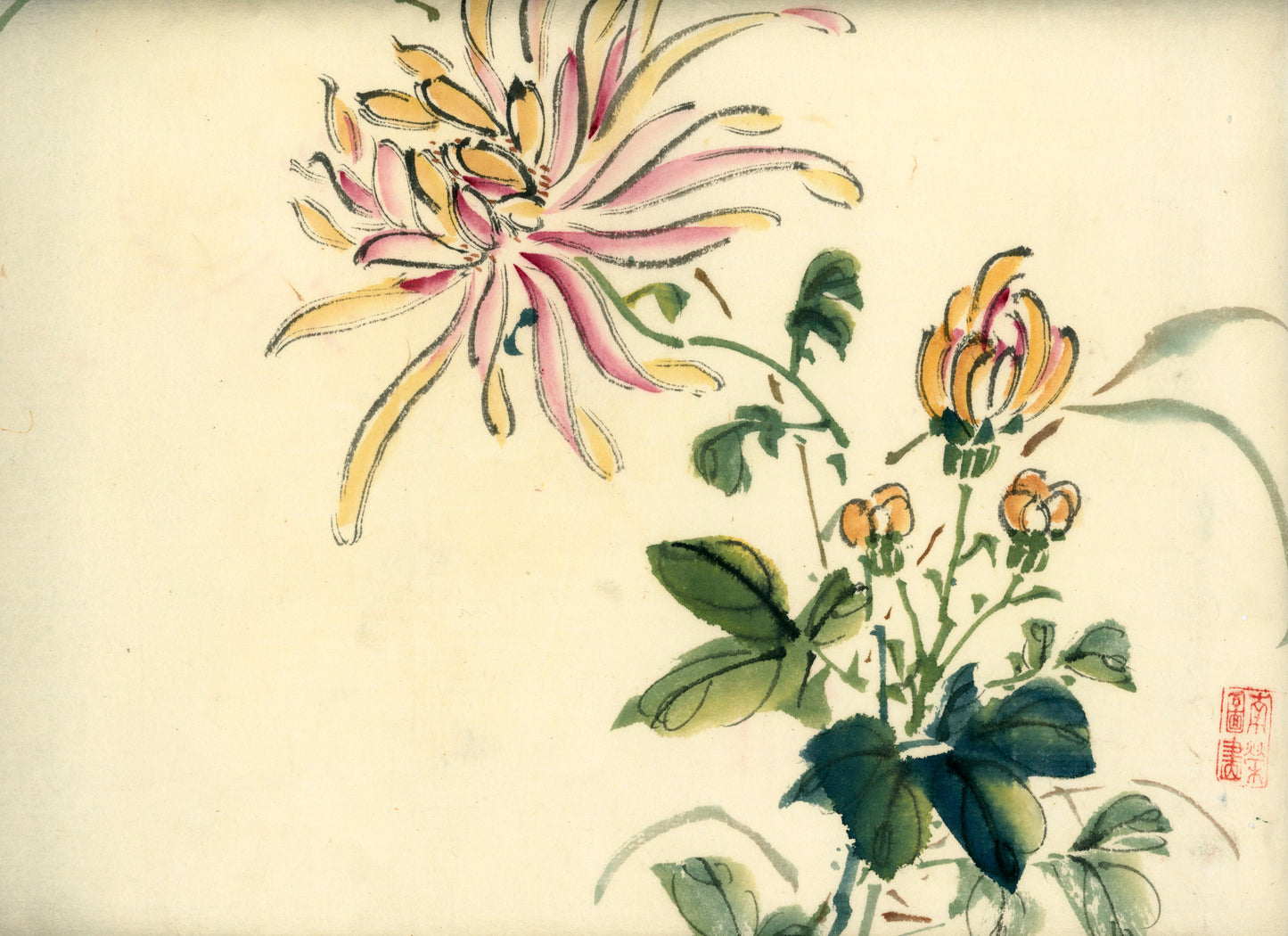 70 handpainted scenes, 28x40 cm, ca. Tenpo era (1840)