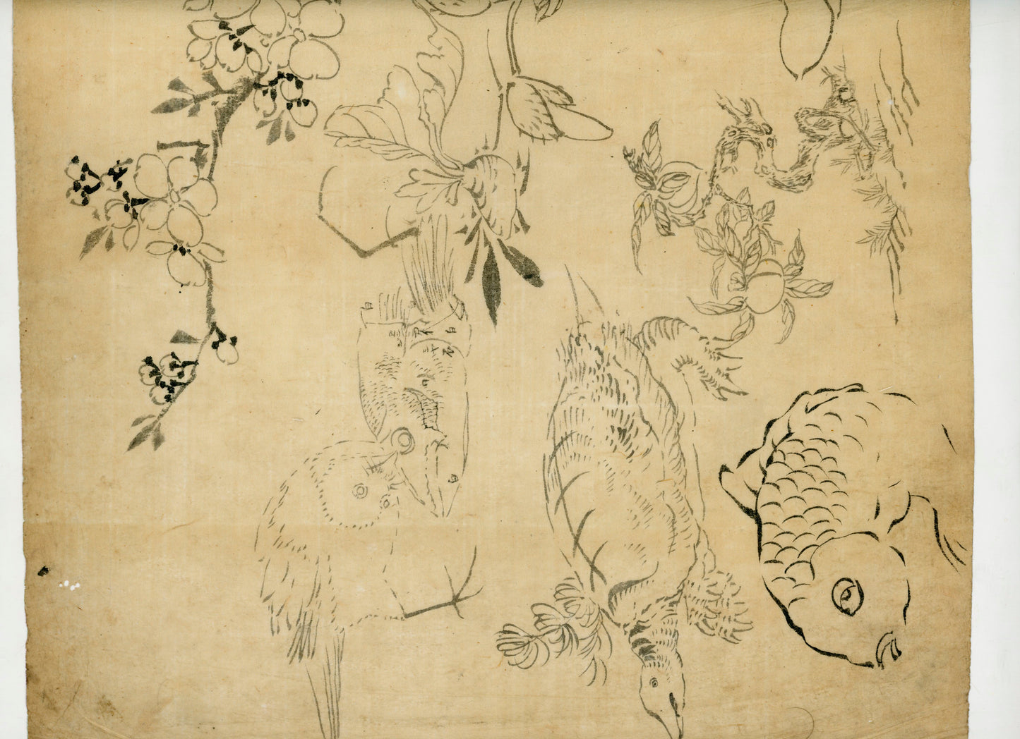70 handpainted scenes, 28x40 cm, ca. Tenpo era (1840)