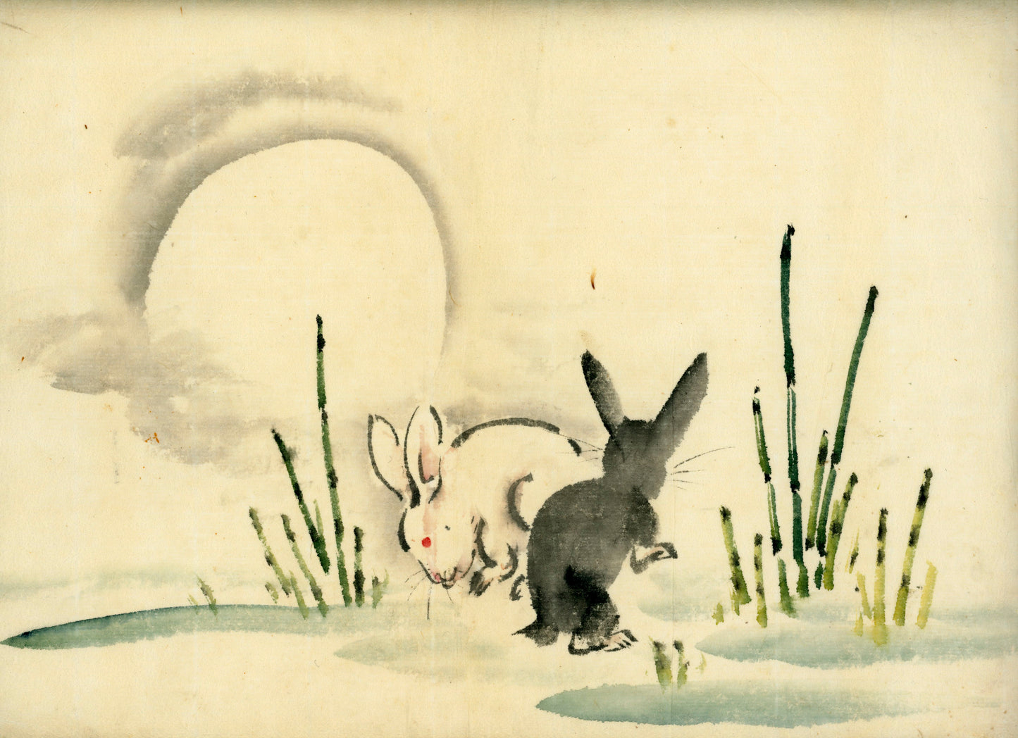 70 handpainted scenes, 28x40 cm, ca. Tenpo era (1840)