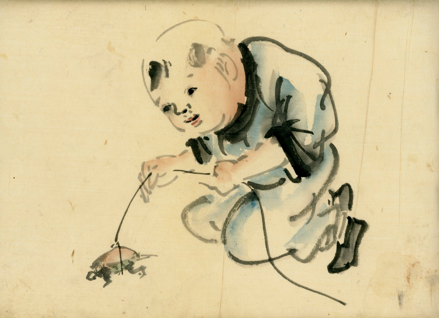 70 handpainted scenes, 28x40 cm, ca. Tenpo era (1840)