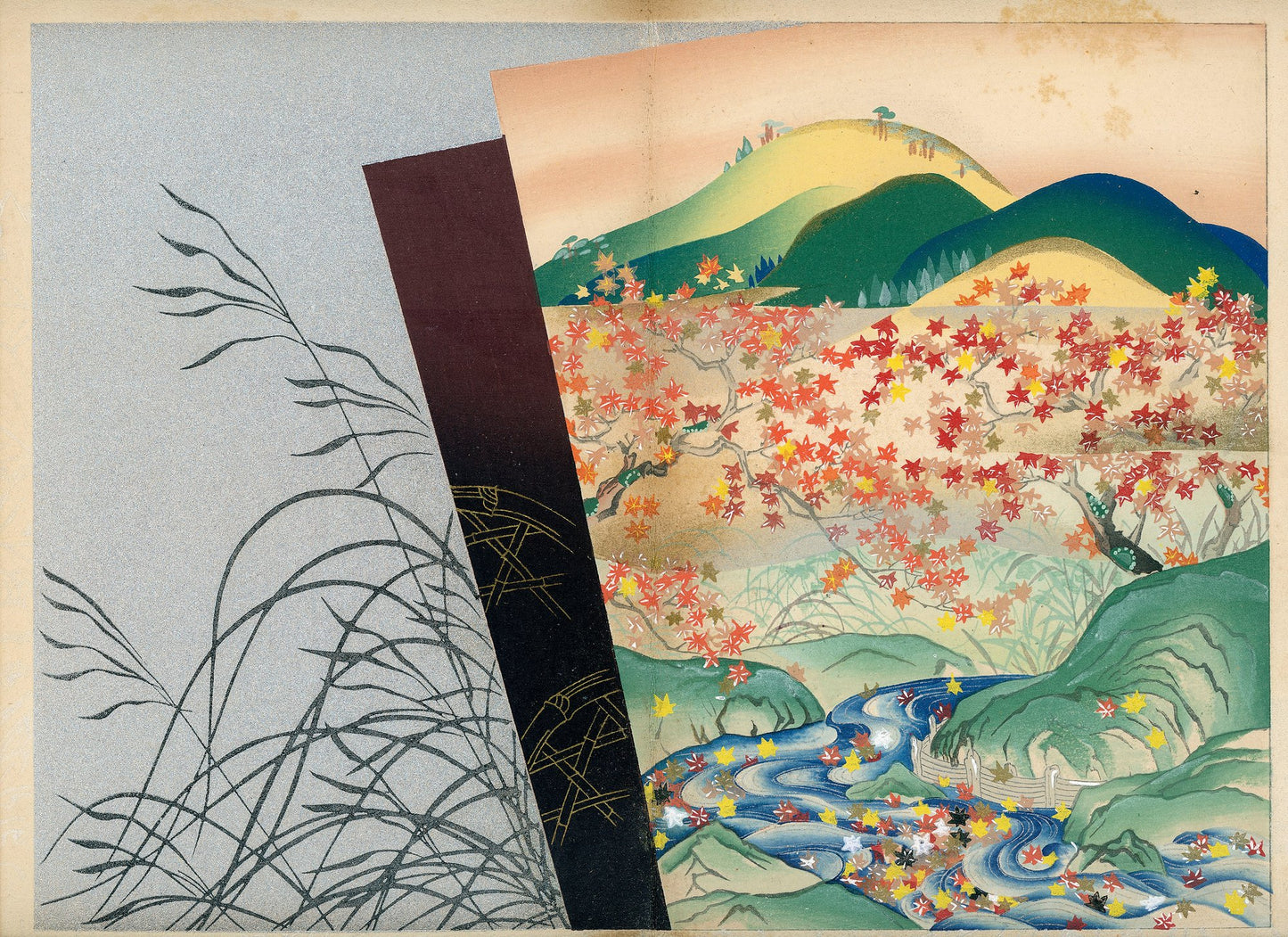 'Hyakunin Isshu zukō ogura no nishiki' 百人一首図考 小倉のにしき volume 2 - 1935 / Shikō Iida 飯田始晃
