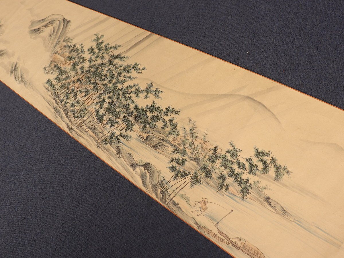 2 emakimono scrolls