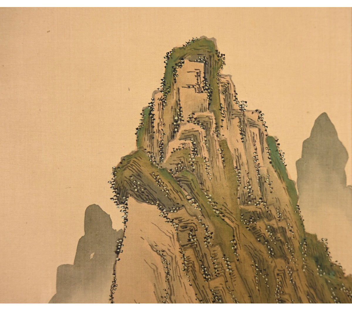 Tanomura Chikuden 田能村 竹田 (1777-1835) kakejiku scroll, ca. 1810 / 河辺青蘭 Kawabe Seiran (1868-1931)