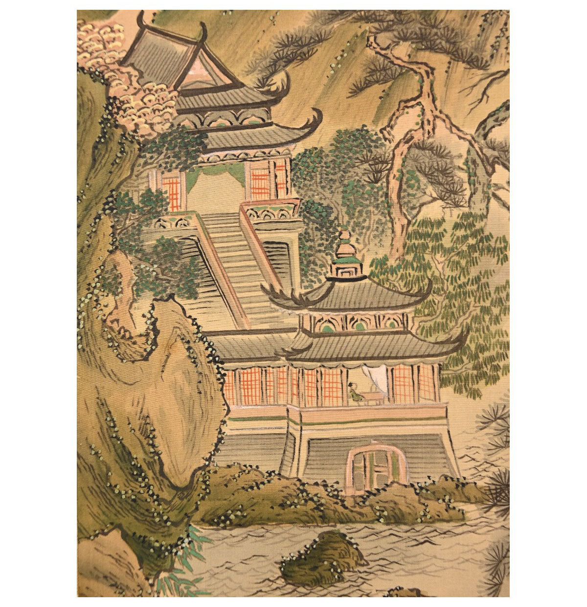 Tanomura Chikuden 田能村 竹田 (1777-1835) kakejiku scroll, ca. 1810 / 河辺青蘭 Kawabe Seiran (1868-1931)