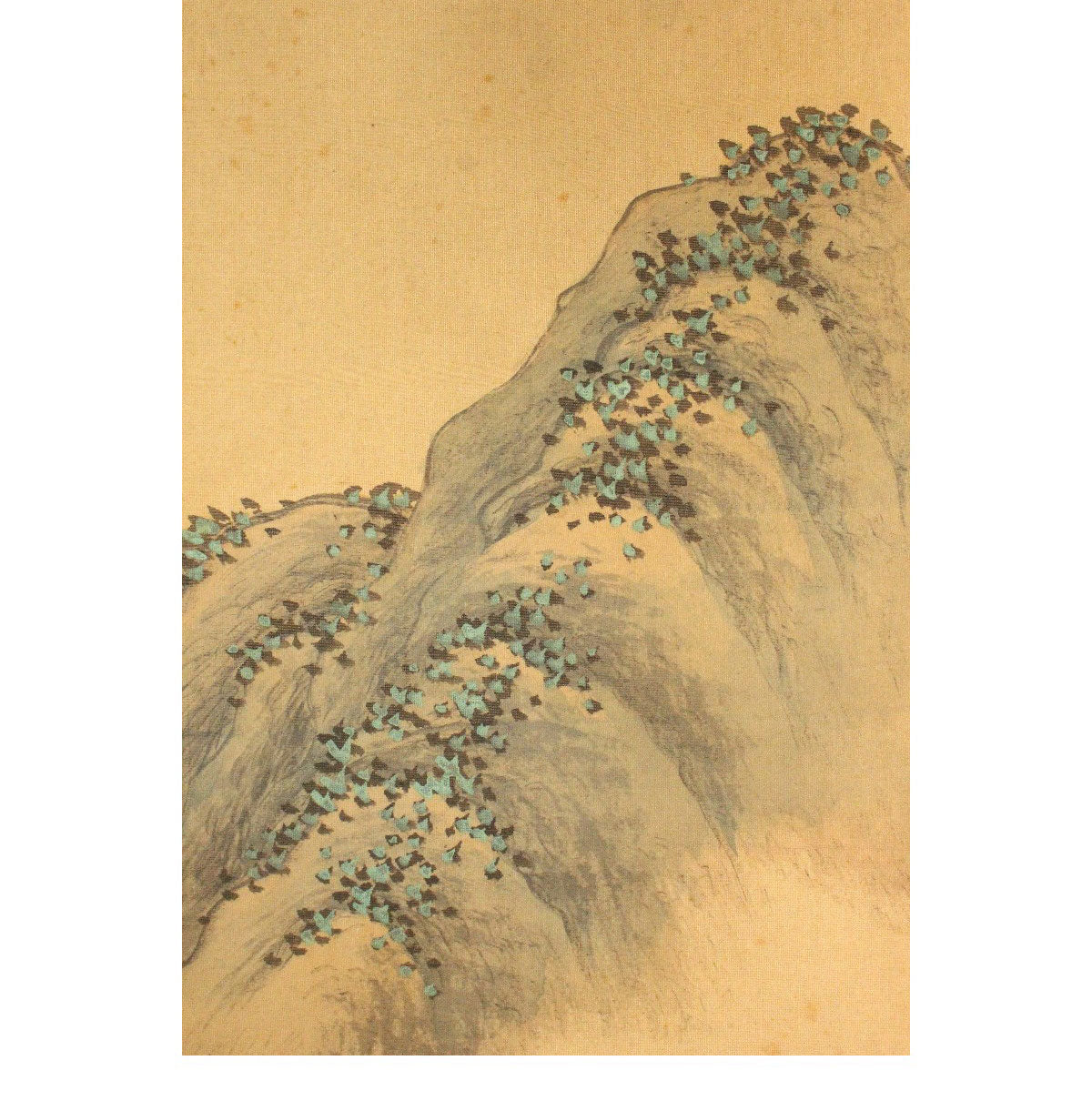 Tanomura Chikuden 田能村 竹田 (1777-1835) kakejiku scroll, ca. 1810 / 河辺青蘭 Kawabe Seiran (1868-1931)