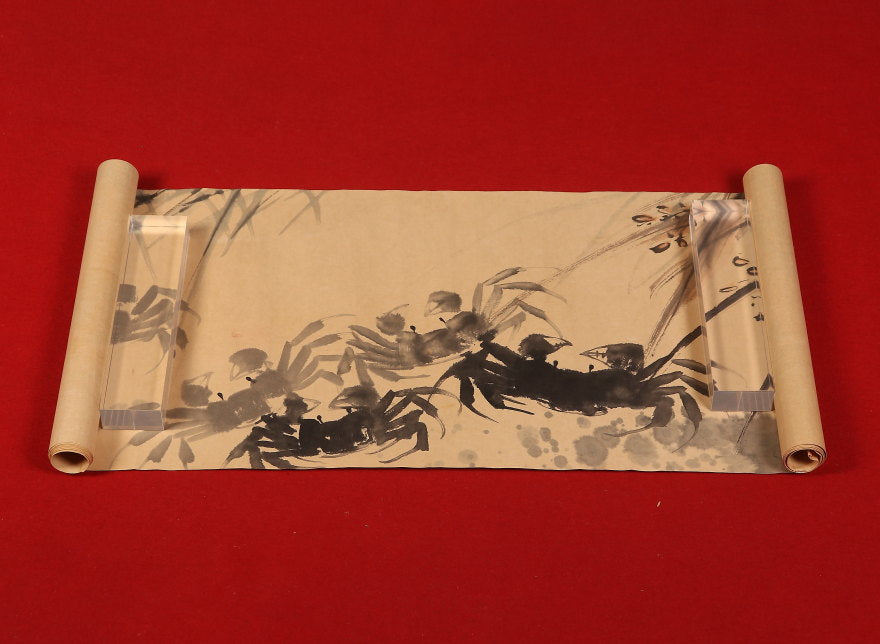 30 x 185 cm, 任薰（1835年—1893年）attributed to Ren Xun