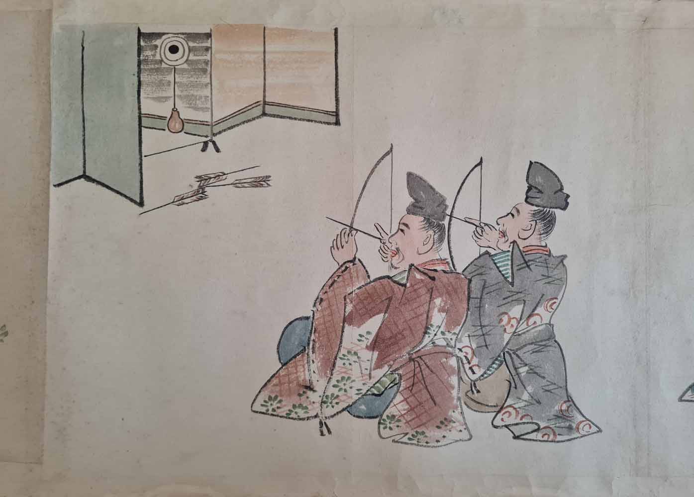 Emakimono scroll 絵巻  - Copy after 呉春 Goshun (1752-1811)