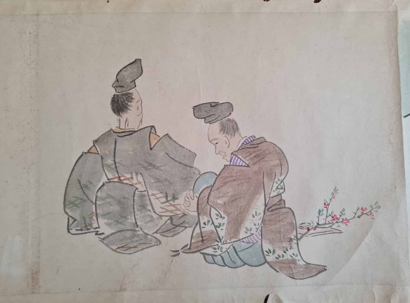 Emakimono scroll 絵巻  - Copy after 呉春 Goshun (1752-1811)