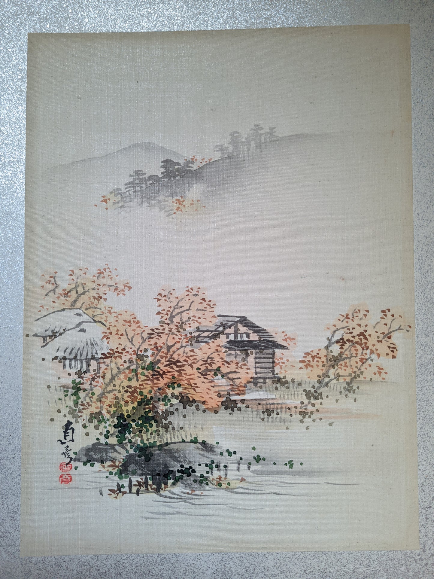 四季山水図 4 Seasons Landscapes / 熊谷 直彦 Kumagai Naohiko 1829-1913