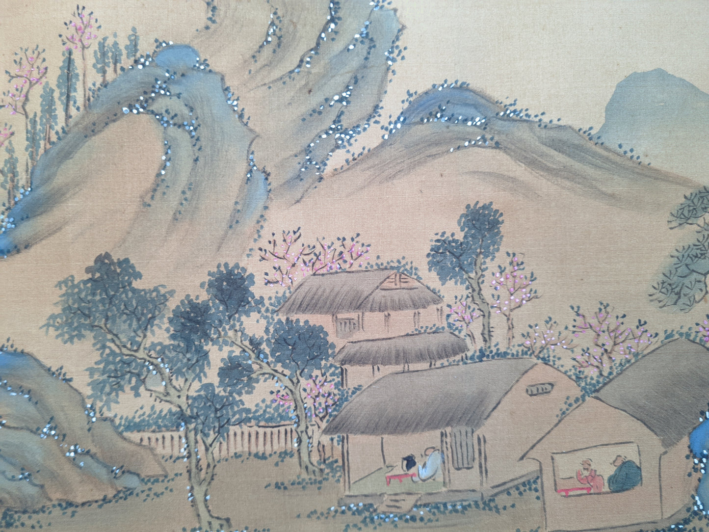 Tanomura Chokunyu 田野村直入  ca. 1877, 着色春景山水 Colored Spring Landscape, emakimono