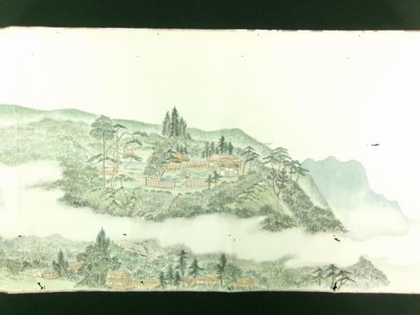 33 x 681 cm  / Tokyo scenic landscapes, ca 1880, handpainted emakimono