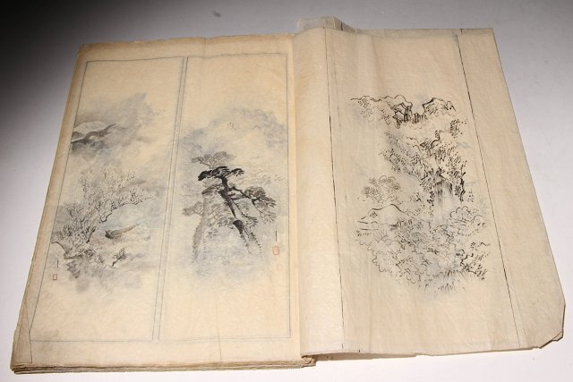 Shukuzu-jō (縮図帖) (sketchbook of miniatures) Meiji 27 -1894