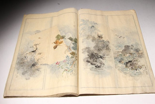 Shukuzu-jō (縮図帖) (sketchbook of miniatures) Meiji 27 -1894