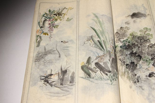 Shukuzu-jō (縮図帖) (sketchbook of miniatures) Meiji 27 -1894