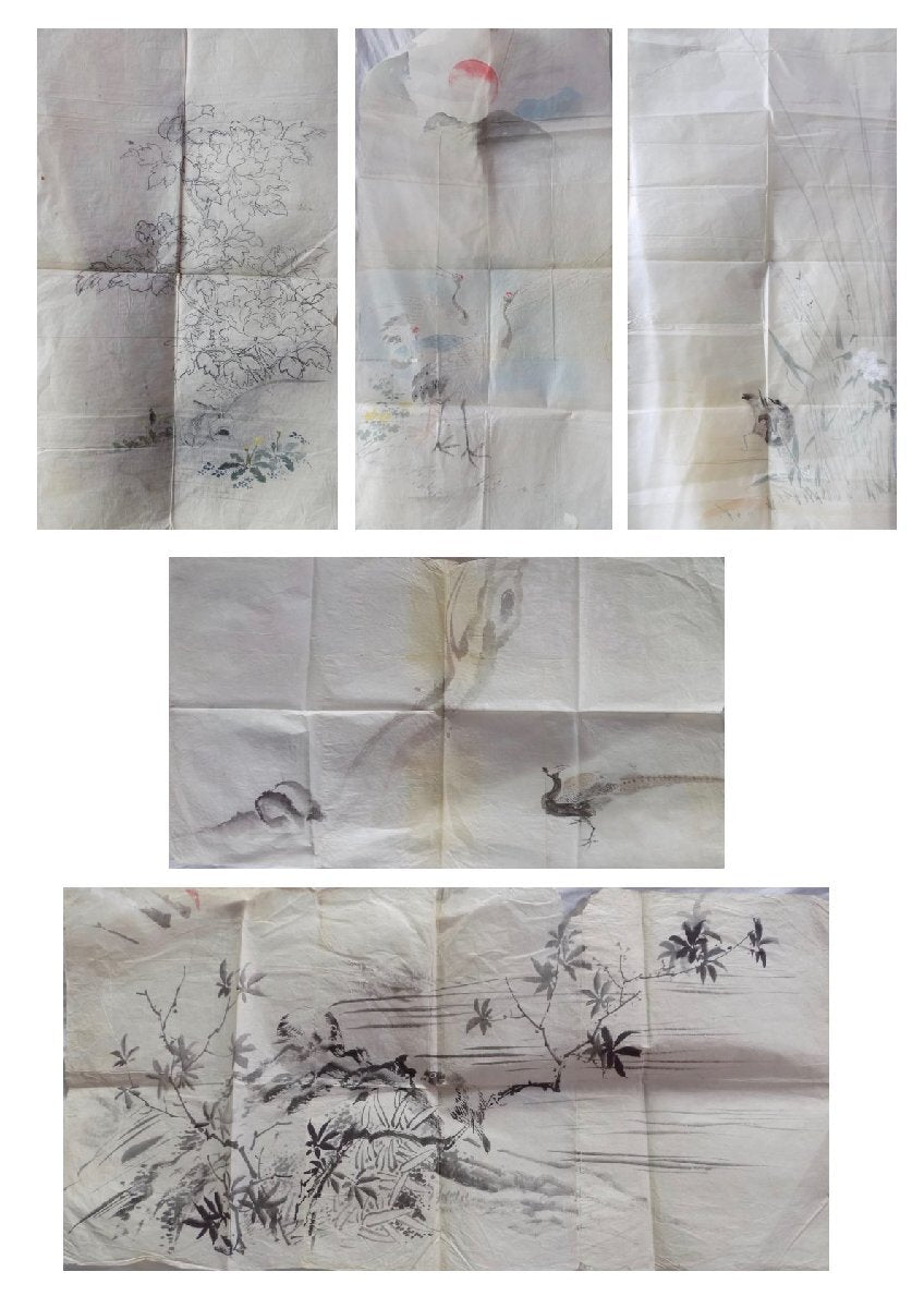 A portfolio of around 100+ very large size handpainted designs