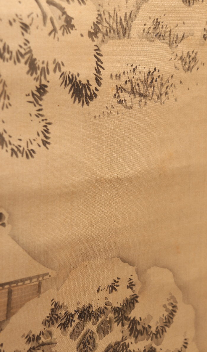 Nishiyama Hoen 西山 芳園 1804-1867, superb triptych, double boxed