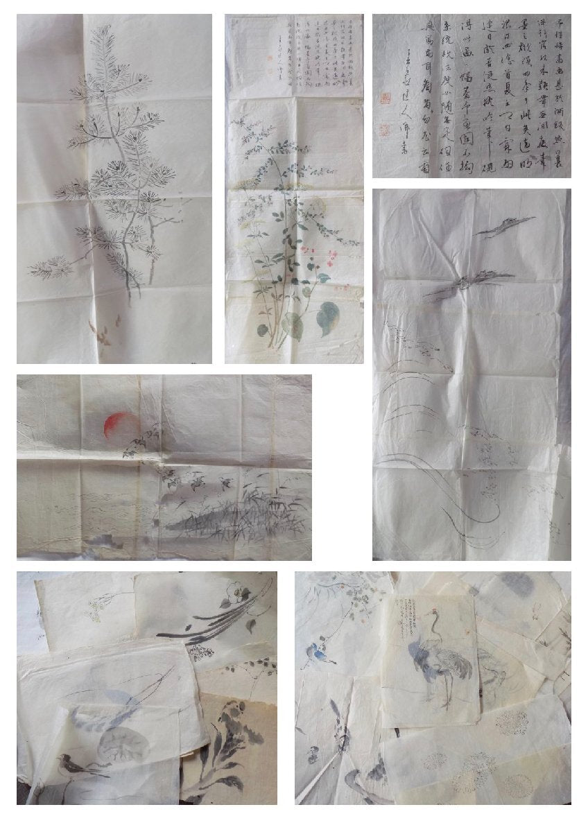 A portfolio of around 100+ very large size handpainted designs