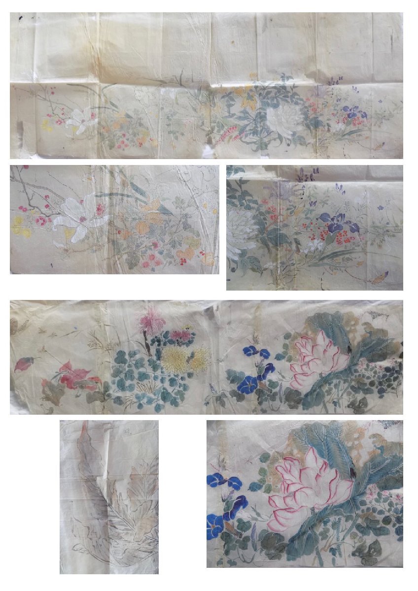 A portfolio of around 100+ very large size handpainted designs