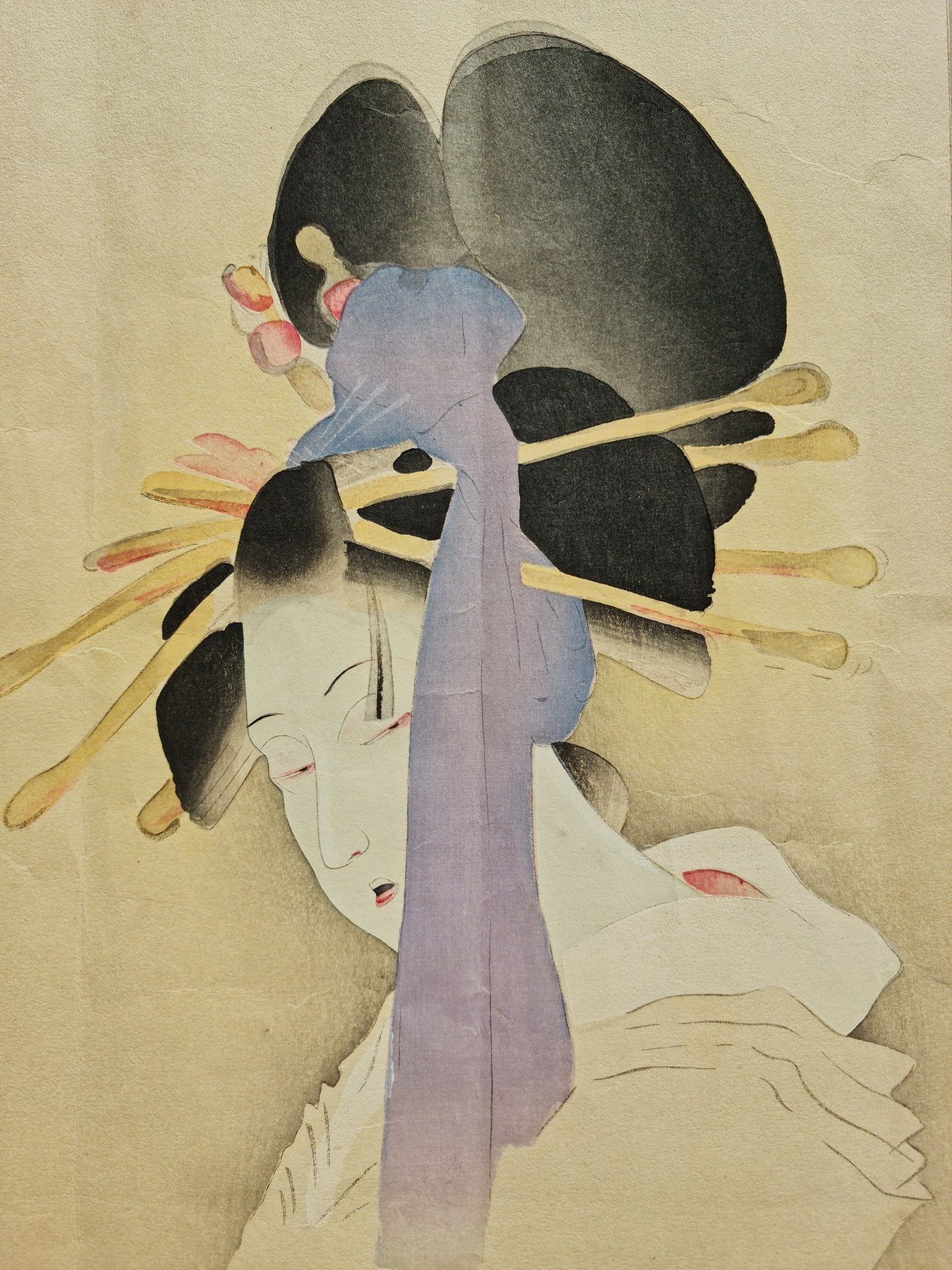 Shima Seien 島成園 (1892-1970) - Yūgiri 夕霧 (Ghost of a Courtesan) - 1922