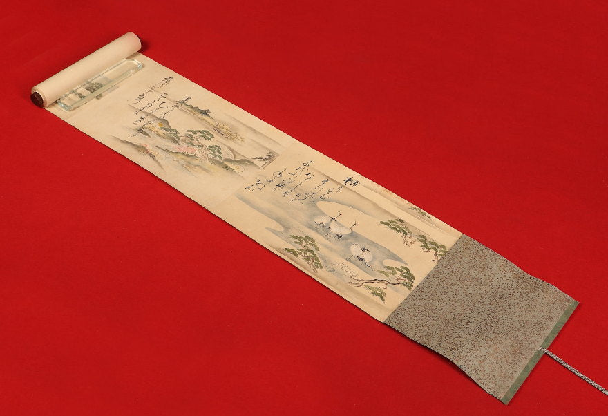 Unsigned emakimono scroll 28x505cm