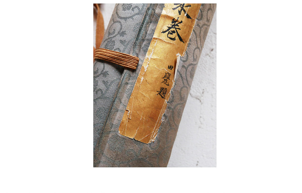 田能村直入 (Tanomura Chikuden) / 岡田半江 Okada Hanko (1782-1846) scroll