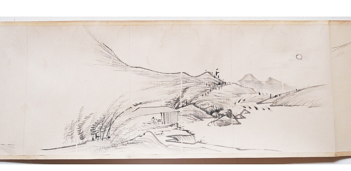 田能村直入 (Tanomura Chikuden) / 岡田半江 Okada Hanko (1782-1846) scroll