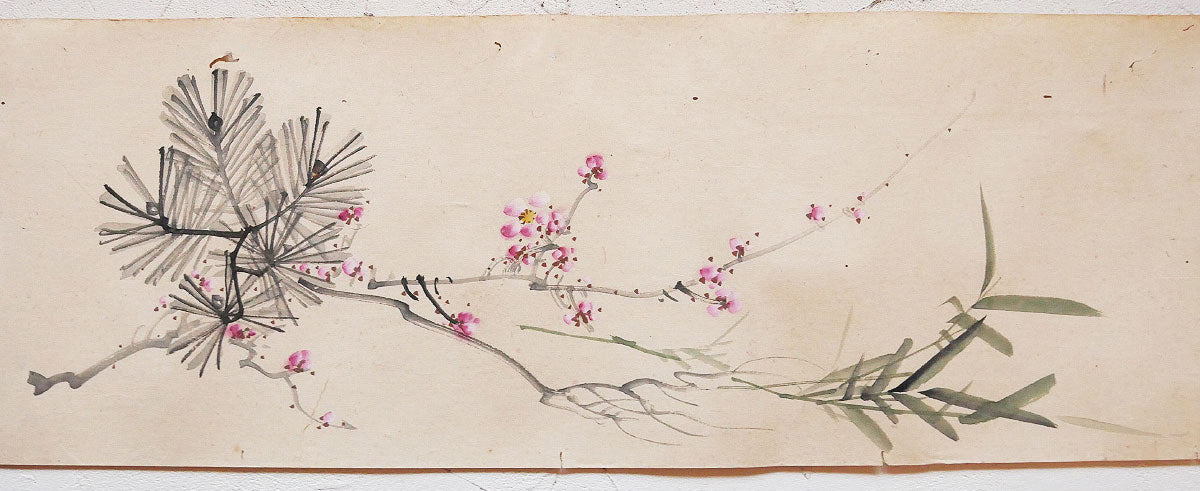 硤健 Kyoken / 乙卯 夏日 "hot day 1855" / Artist unknown