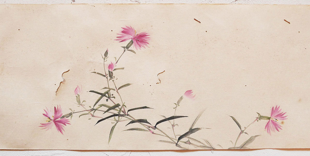 硤健 Kyoken / 乙卯 夏日 "hot day 1855" / Artist unknown