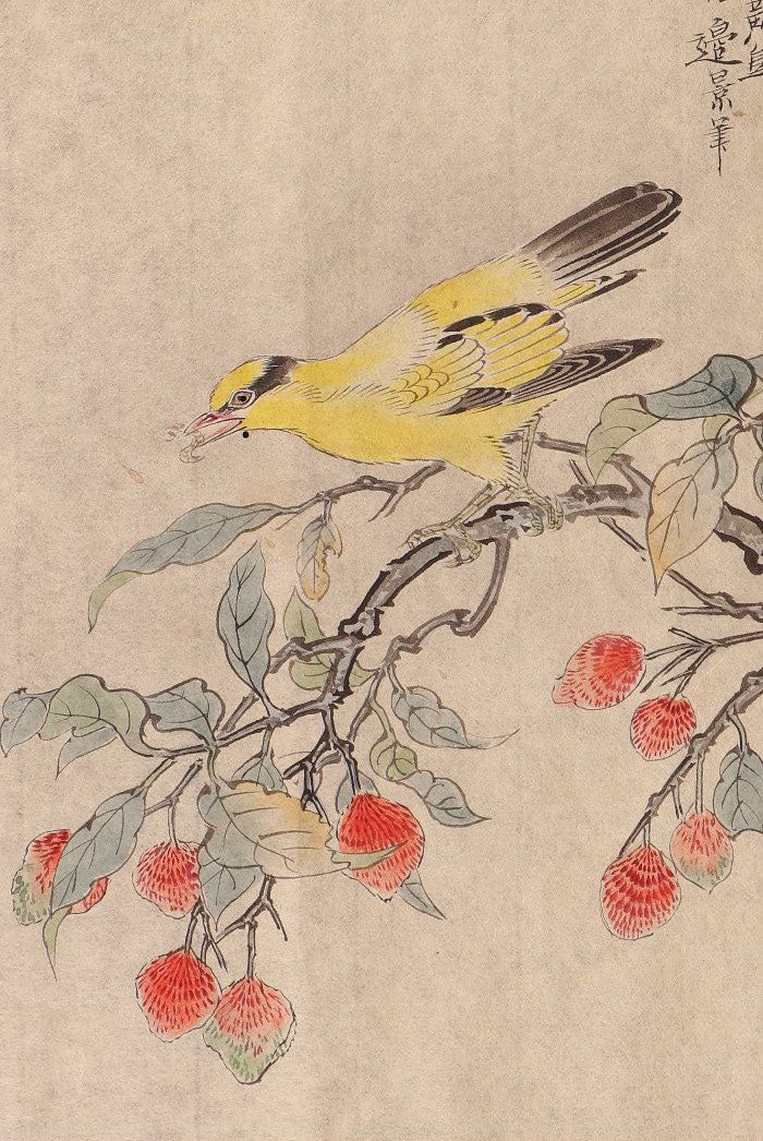 A superb emakimono scroll/ copy of chinese masters, ink on thin washi paper