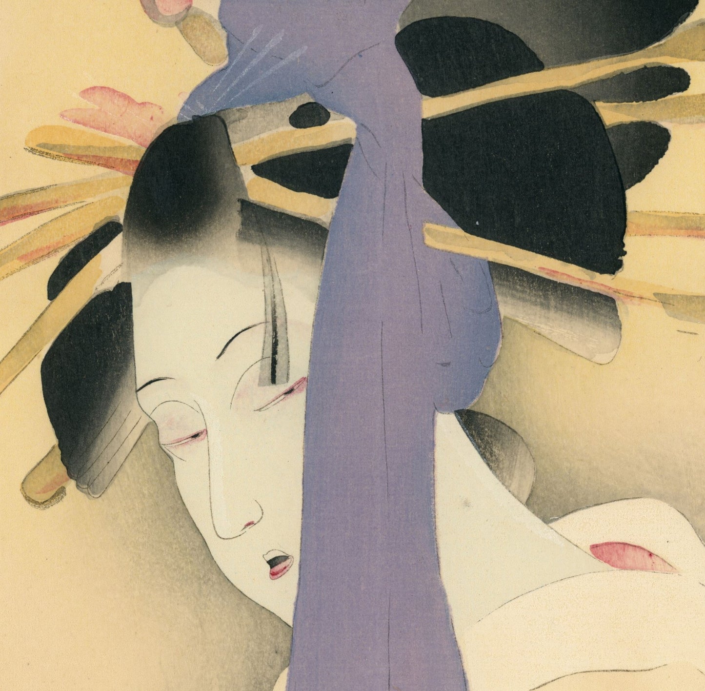 Shima Seien 島成園 (1892-1970) - Yūgiri 夕霧 (Ghost of a Courtesan) - 1922