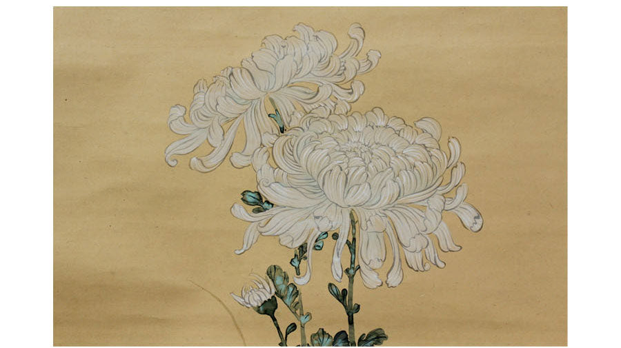 9. Sealed Ho'un 芳雲, large kakejiku scroll