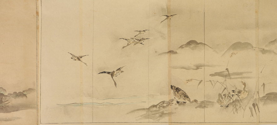 Emakimono scroll: 3 big names from the Kano school:  Tan'yu Kano 狩野 探幽, Yasunobu Kano 狩野 安信, Hisanobu Kano 狩野栄川古信, ca. 18