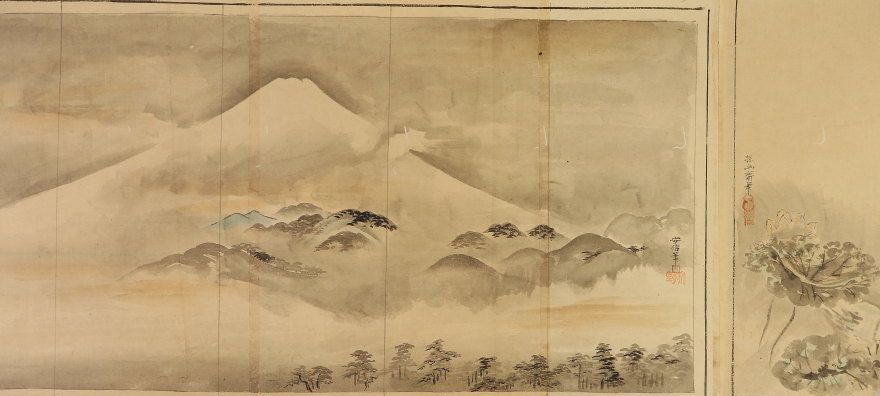 Emakimono scroll: 3 big names from the Kano school:  Tan'yu Kano 狩野 探幽, Yasunobu Kano 狩野 安信, Hisanobu Kano 狩野栄川古信, ca. 18