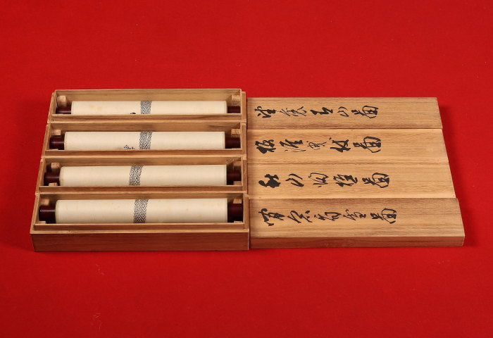 4 kakejiku scrolls  Goto Shugai 1886-? 後藤秋崖