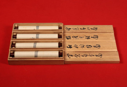 4 kakejiku scrolls  Goto Shugai 1886-? 後藤秋崖