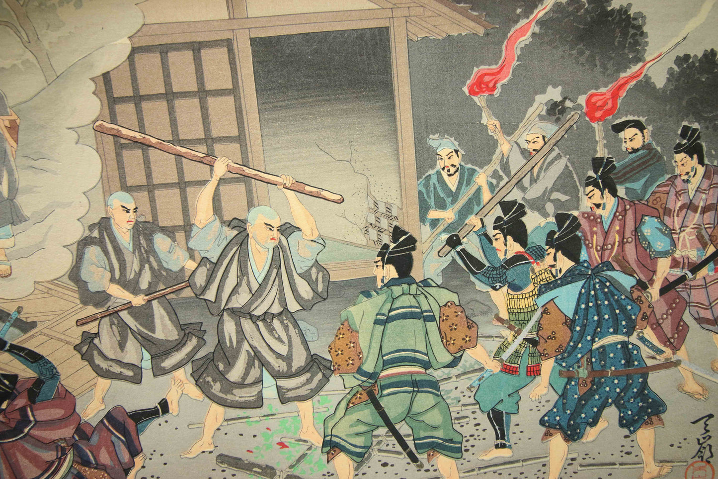 'Nichiren Shōnin go ichidai mokuhanga gafu' 日蓮聖人御一代木版画譜 (Woodblock Print Album of Nichiren's Life)-46 woodblock prints Horiuchi Tenrei 堀内天嶺 (1903-1982)