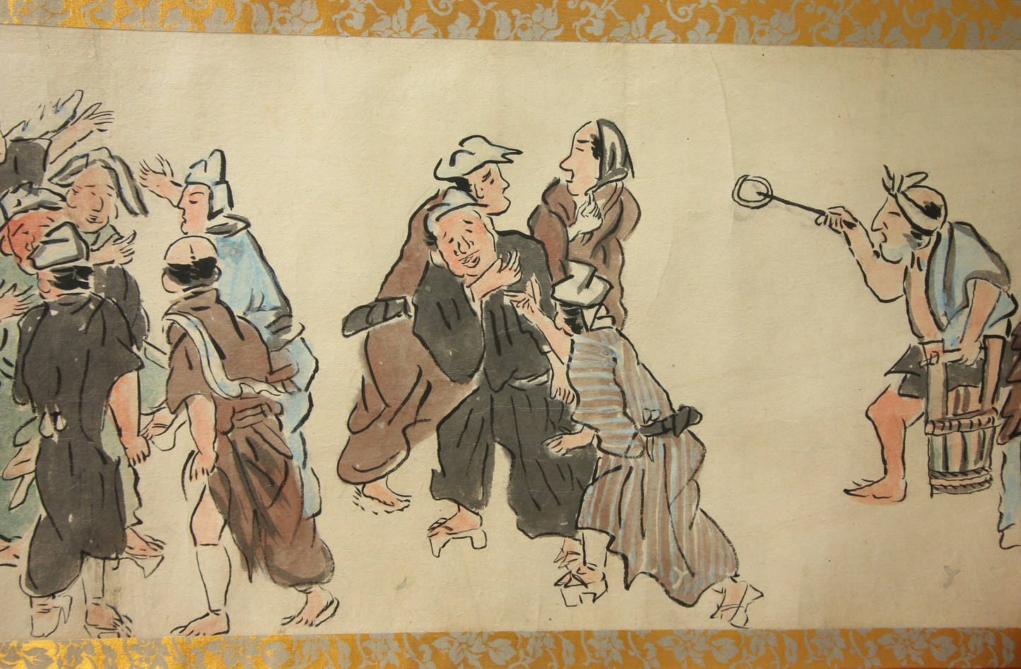 江戸時代の風俗絵巻 Edo jidai no fūzoku emaki - Edo customs, ca. 1825 - Watanabe Kazan 渡邊崋山 (1793-1841)