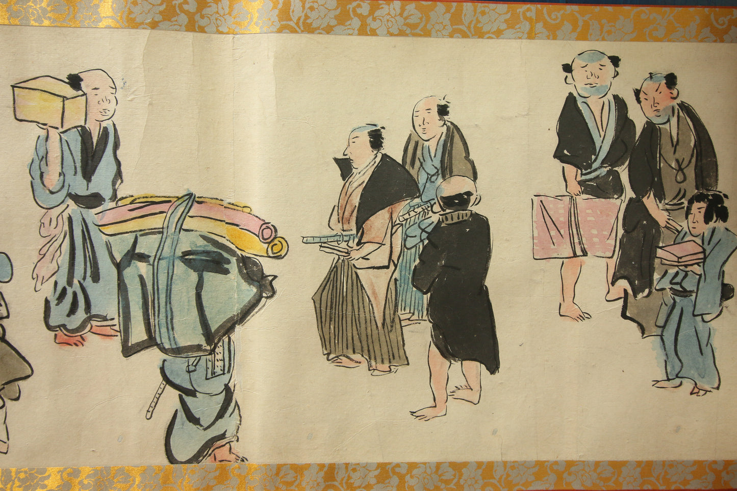 江戸時代の風俗絵巻 Edo jidai no fūzoku emaki - Edo customs, ca. 1825 - Watanabe Kazan 渡邊崋山 (1793-1841)